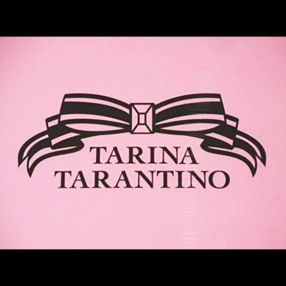 TARINA TARANTINO BABY PINK CRYSTAL LUCITE "PEACE" PENDANT & ROSE BEADED NECKLACE - Picture 14 of 14